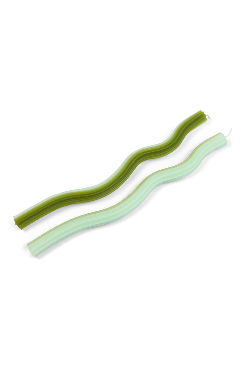 Wiggle Candles, Alternate, color, MINT OLIVE GREEN