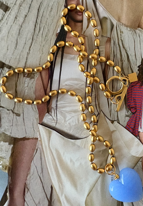 Sccollection Bacio Necklace In Gold