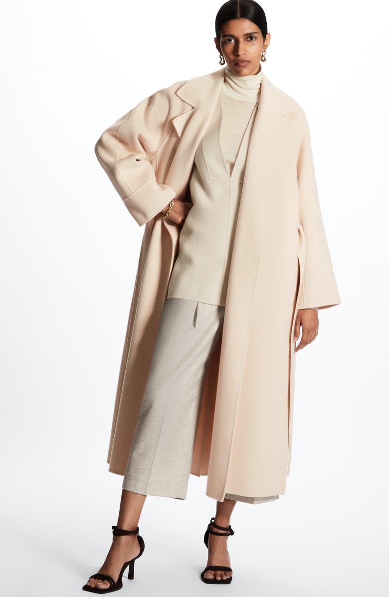 COS Oversize V-Neck Wool Vest, Alternate, color,