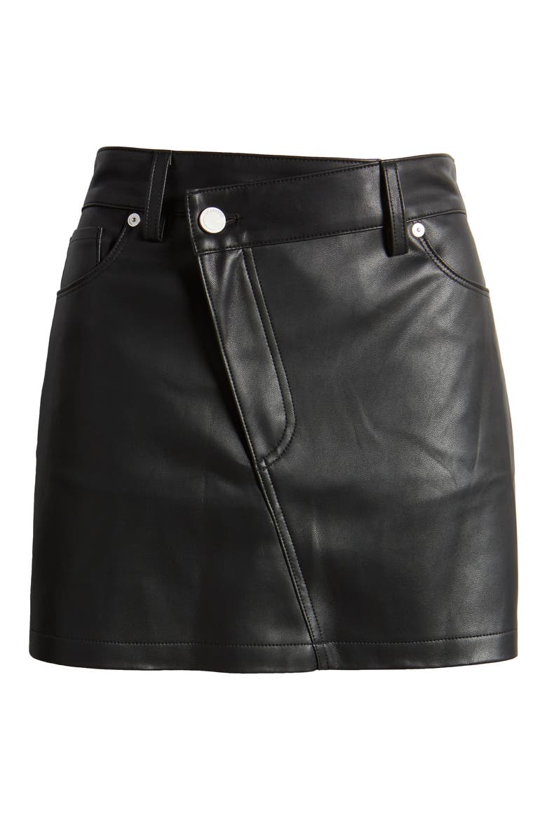 Faux Leather Skort, Alternate, color, EVENING ROUTINE