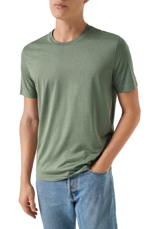 Eton Silk & Cotton T-shirt In Green