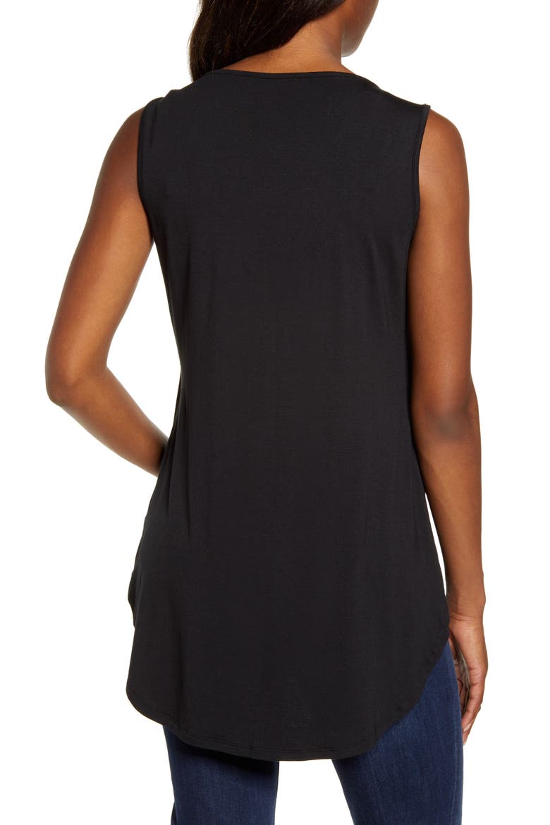 Swing Maternity/Nursing Tank, Alternate, color, BLACK