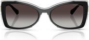 Michael Kors Malaga 53mm Gradient Butterfly Sunglasses
