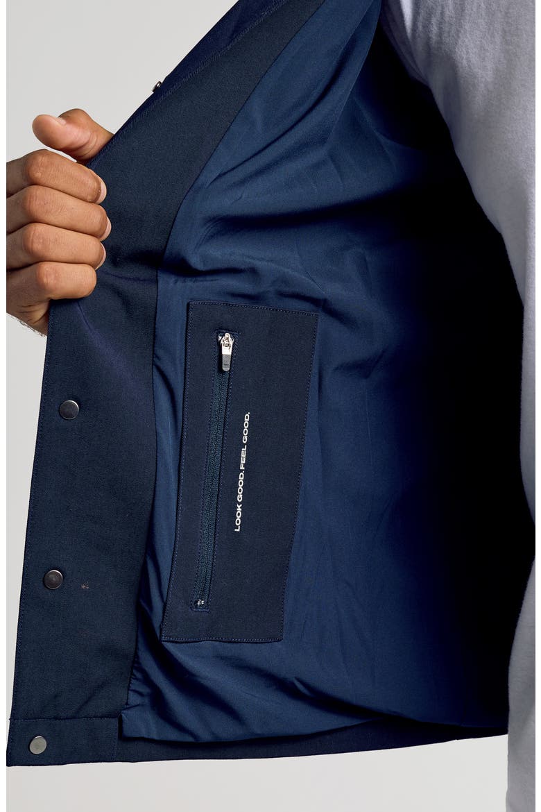 Water Repellent Coach's Jacket, Alternate, color, NAVY