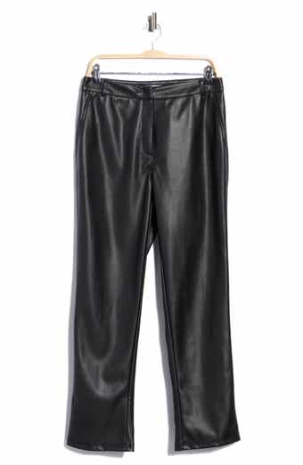 Hardy Straight Leg Faux Leather Trousers