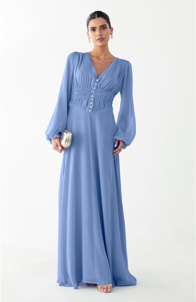 WILLA Tilly Maxi Dress, Alternate, color, Periwinkle