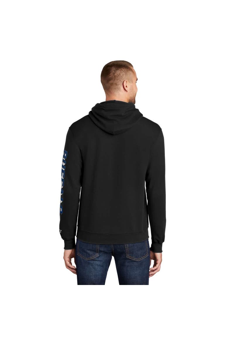 Men's Starter Black Buffalo Bills Wordmark Logo Pullover Hoodie, Alternate, color, Black