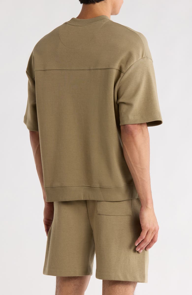 DENIM AND FLOWER Relaxed Fit T-Shirt, Alternate, color, Mid Green