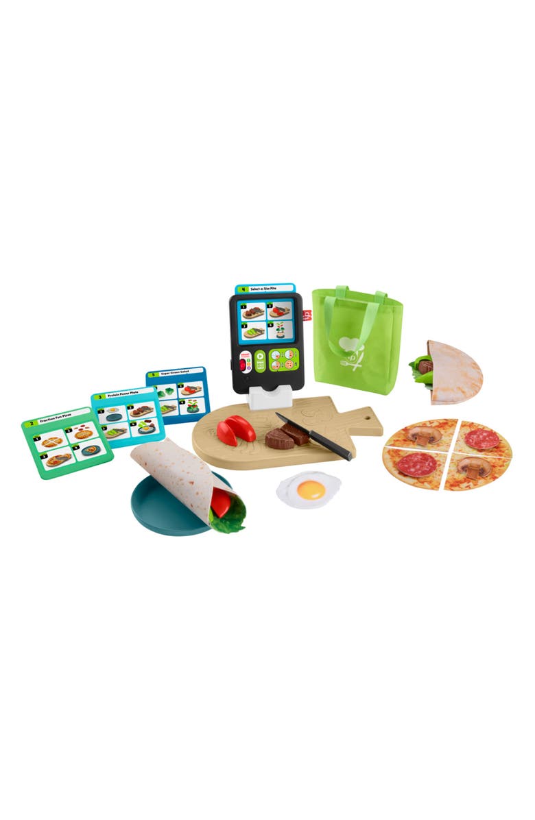 FISHER PRICE Laugh & Learn<sup>™</sup> 1-2-3 Follow the Recipe Meal Kit Playset, Alternate, color,