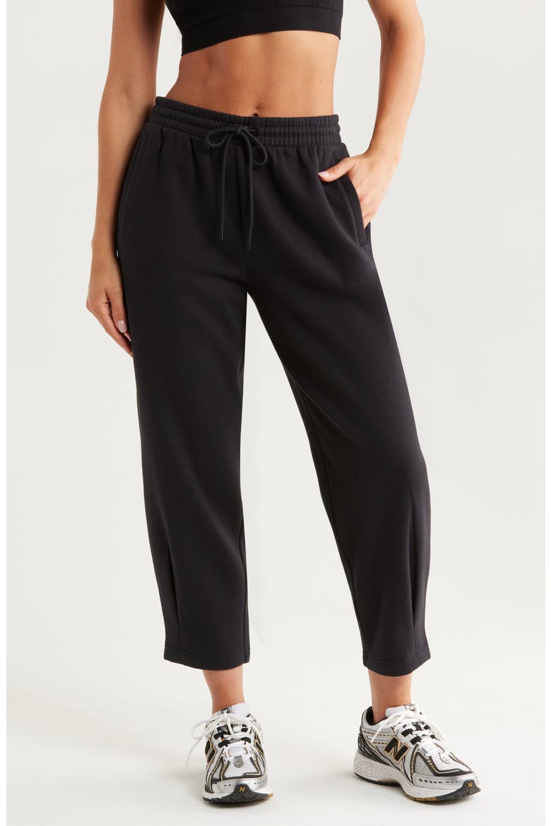 Ultracozy Pleated Joggers, Main, color, BLACK