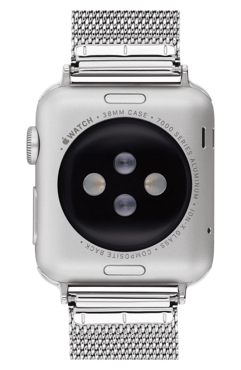 COACH 20mm Mesh Apple Watch<sup>®</sup> Watchband, Alternate, color, Blue