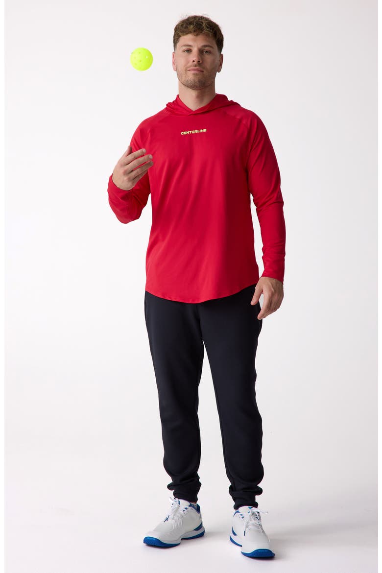 Layering Hoodie Men's, Alternate, color, Team Red