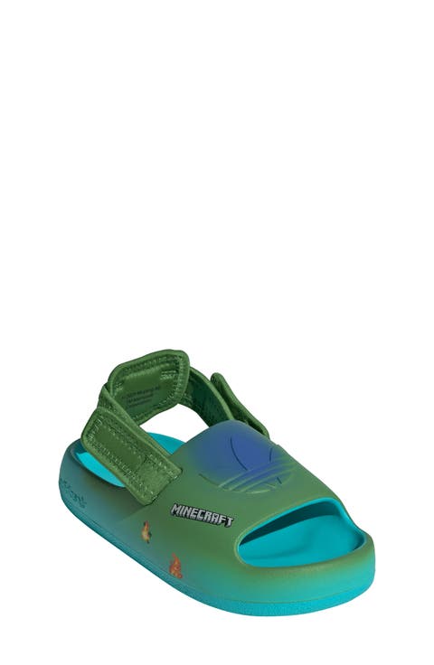 Kids' Minecraft Adifom Adilette Sandal (Toddler & Little Kid)