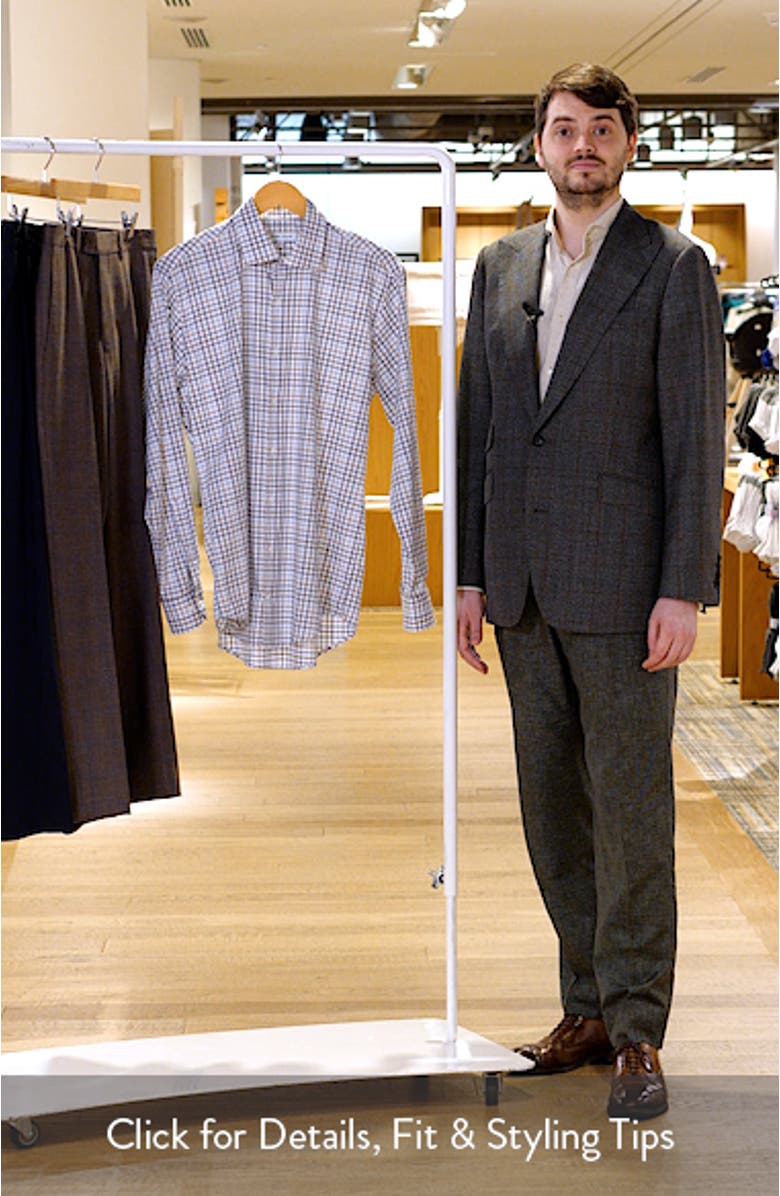 Crown Light Plaid Button-Up Shirt, sales video thumbnail