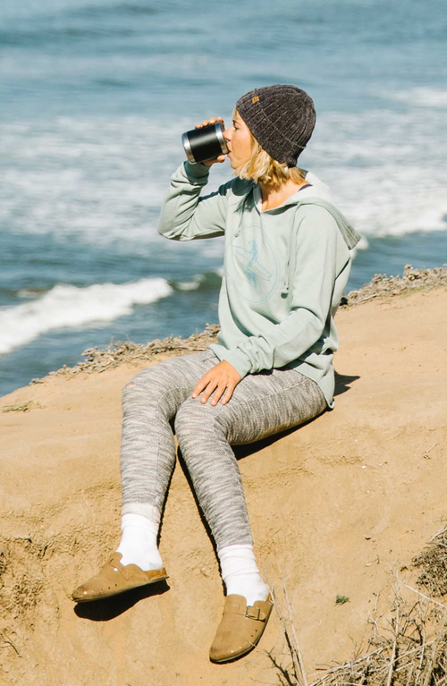 Everyday California Torrey Pines Hoodie In Sage