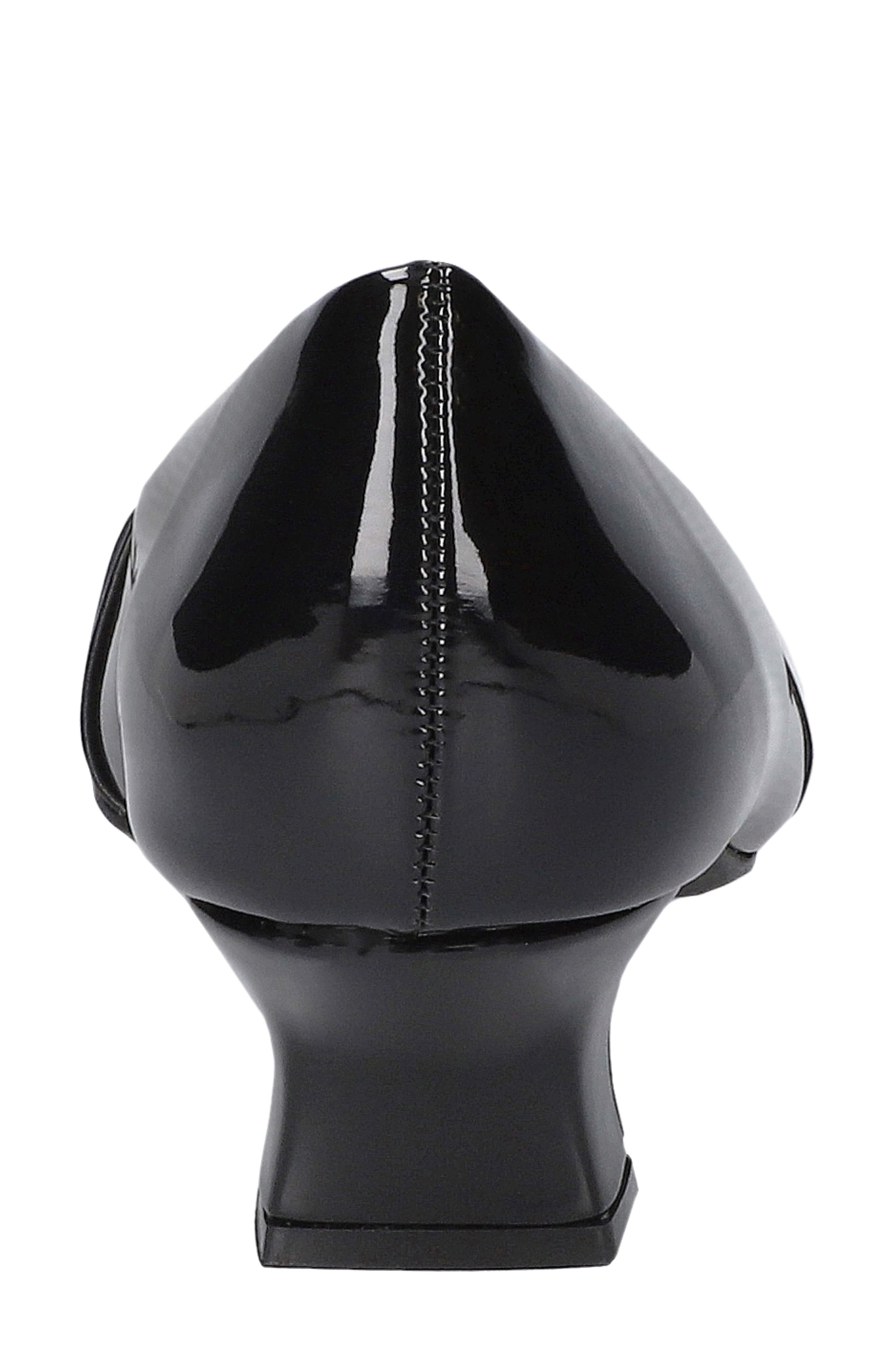 Waive Square Toe Pump - Multiple Widths Available, Alternate, color, BLACK PATENT/BLACK