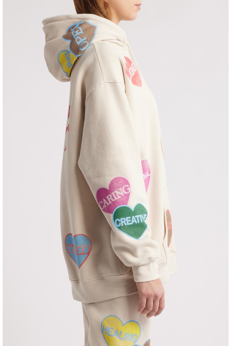 How's Your Heart Hoodie, Alternate, color, CREAM