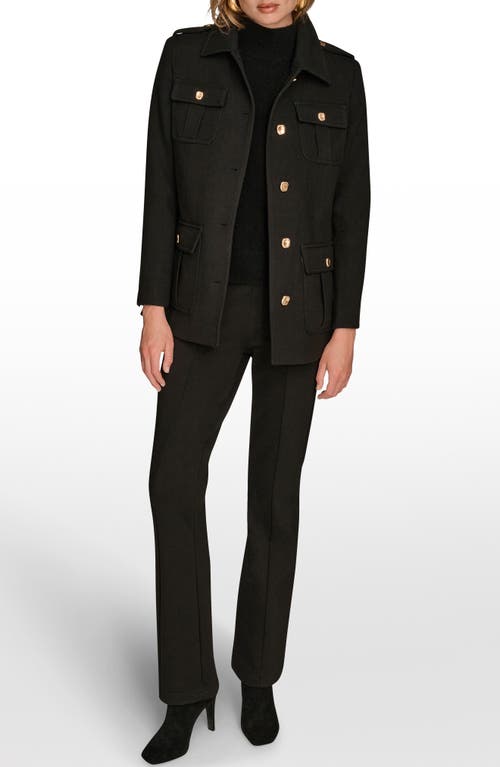 Donna Karan New York Safari Blazer Jacket In Black