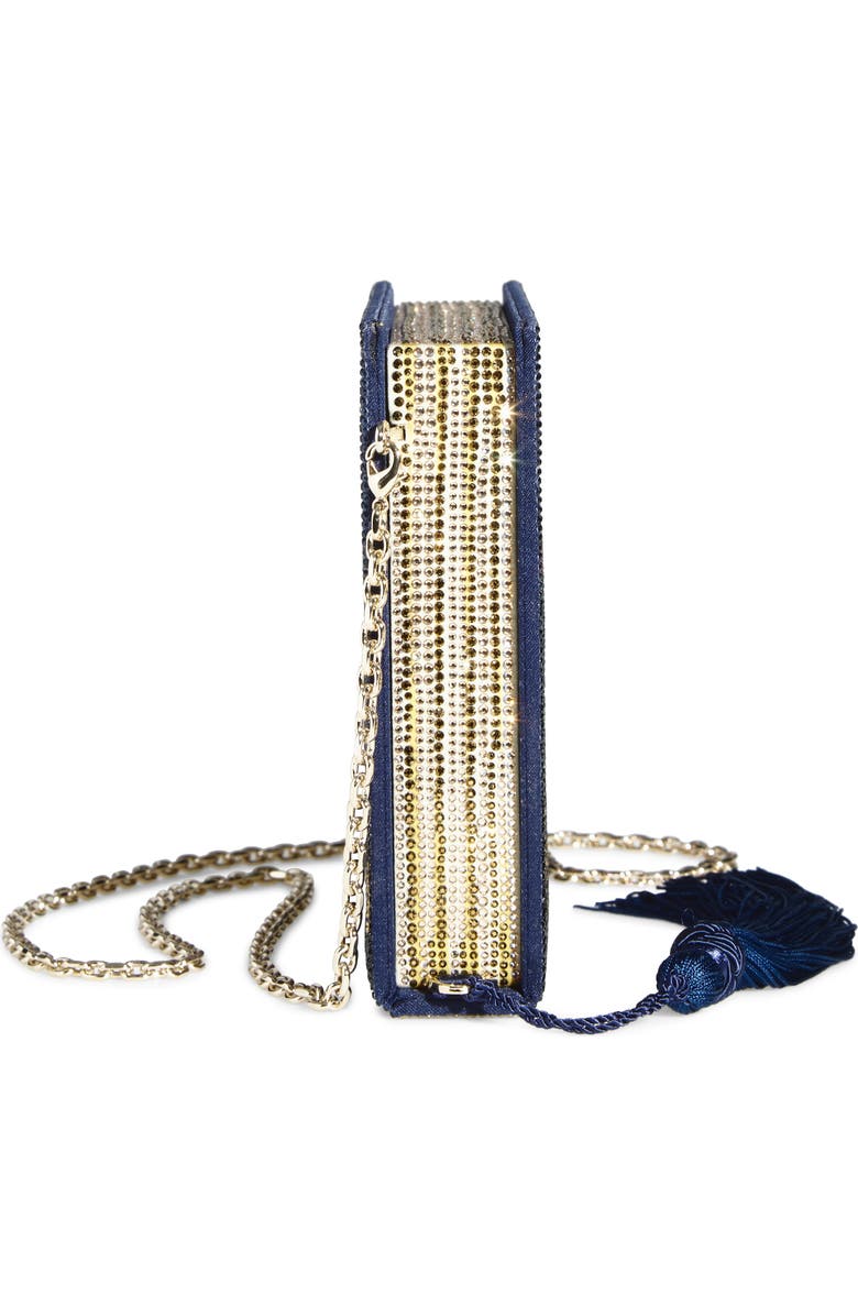 JUDITH LEIBER COUTURE Storybook Love Stories Clutch, Alternate, color, Champagne Dark Indigo Multi
