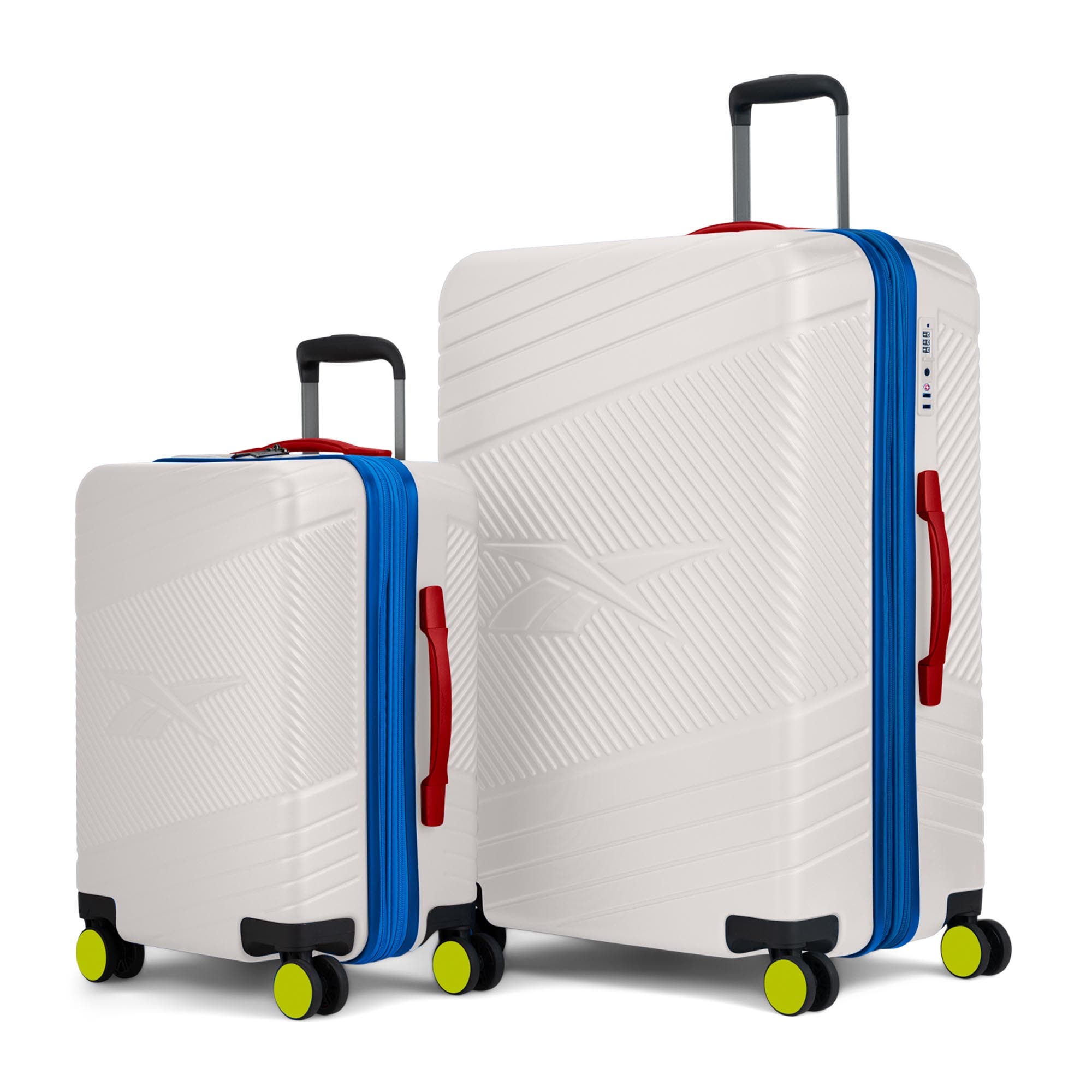 Reebok Go Collection 2 Piece Luggage Set, Main, color, White