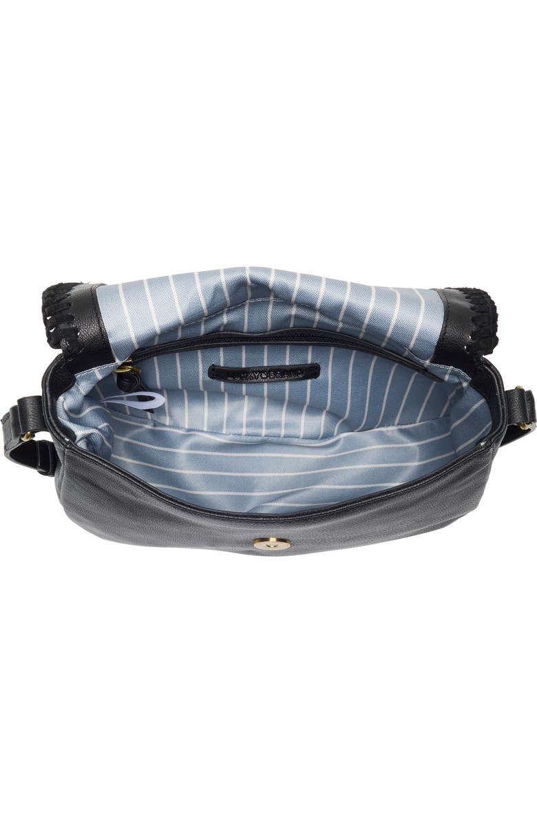 Lucky Brand Vall Crossbody Bag, Alternate, color, Black Goat Suede