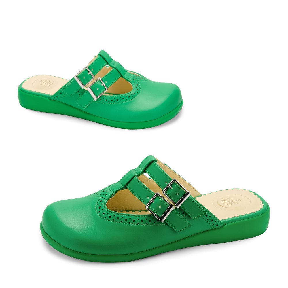 Hot Chocolate Design Greenleaf Mary Jane Clog, Alternate, color, Greenleaf