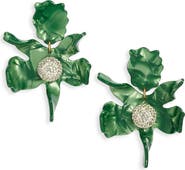 Lele Sadoughi Crystal Lily Drop Earrings