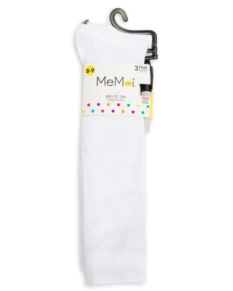 Write On Camp Kids Knee High Socks 3-Pack (Little Kid & Big Kid)