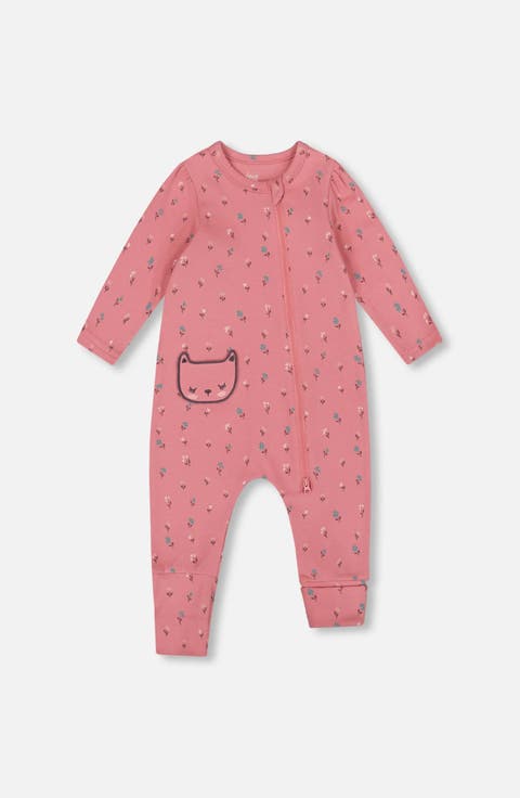 Organic Cotton Zipped Romper (Baby)