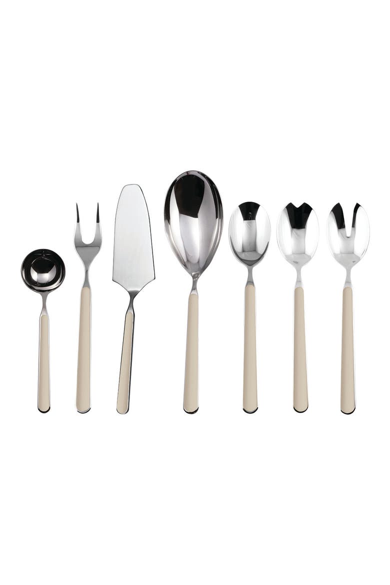 Fantasia 7-Piece Place Serving Set, Main, color, TURTLE DOVE