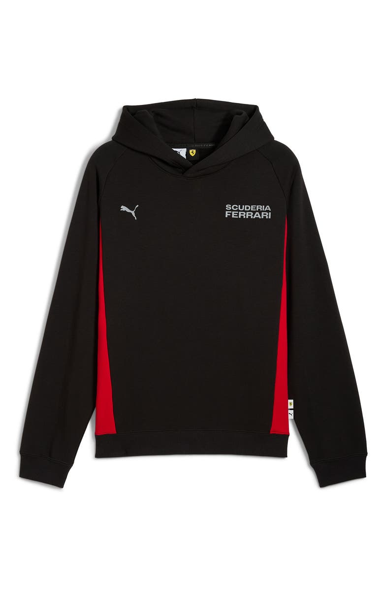 PUMA Scuderia Ferrari Lifestyle Graphic Hoodie, Main, color, Puma Black