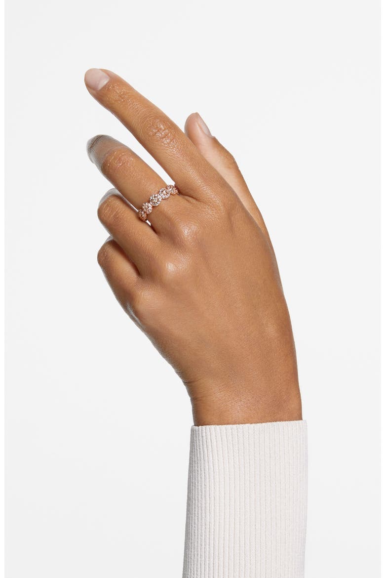 Una Ring, Alternate, color, WHITE/ROSE GOLD