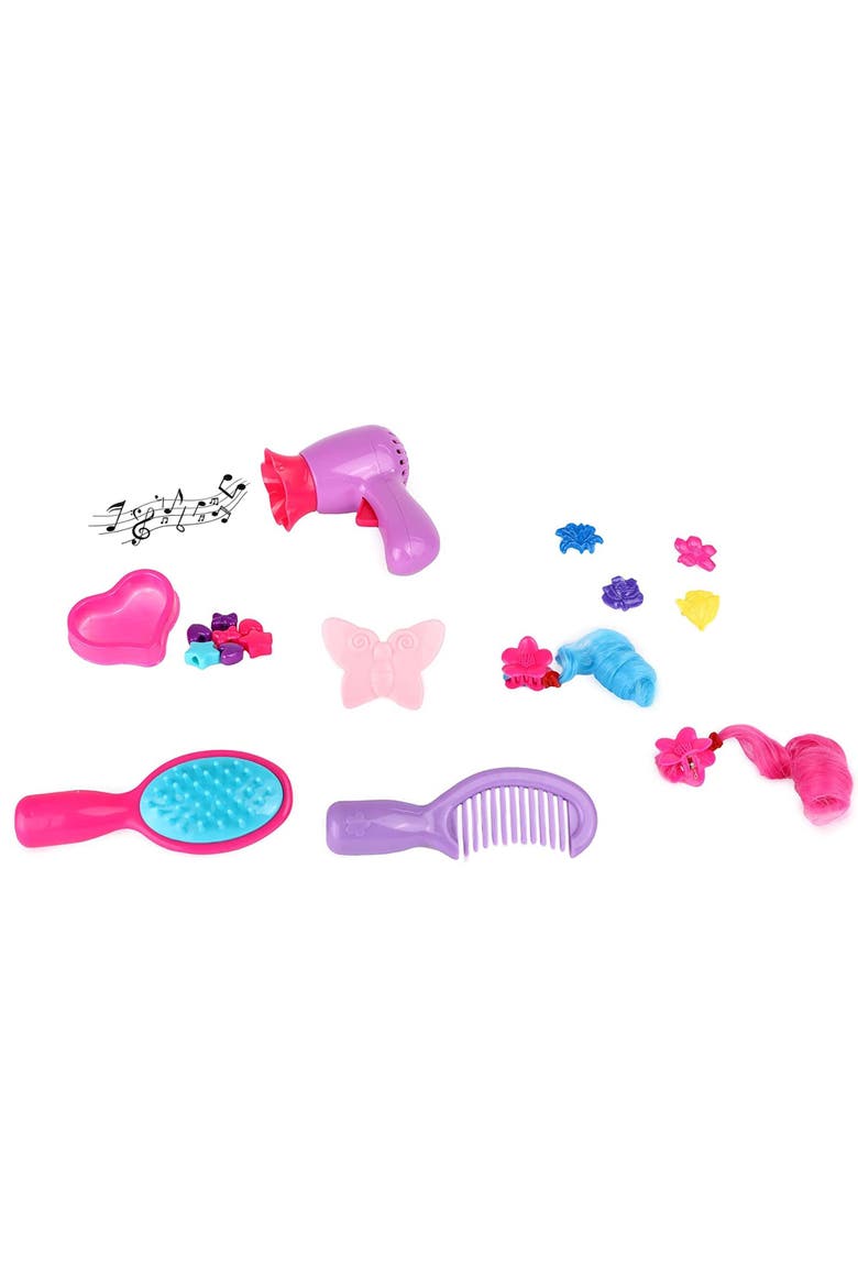 12 Inch Doll Hair Play Set African American In Gift Box, Alternate, color, Multicolored