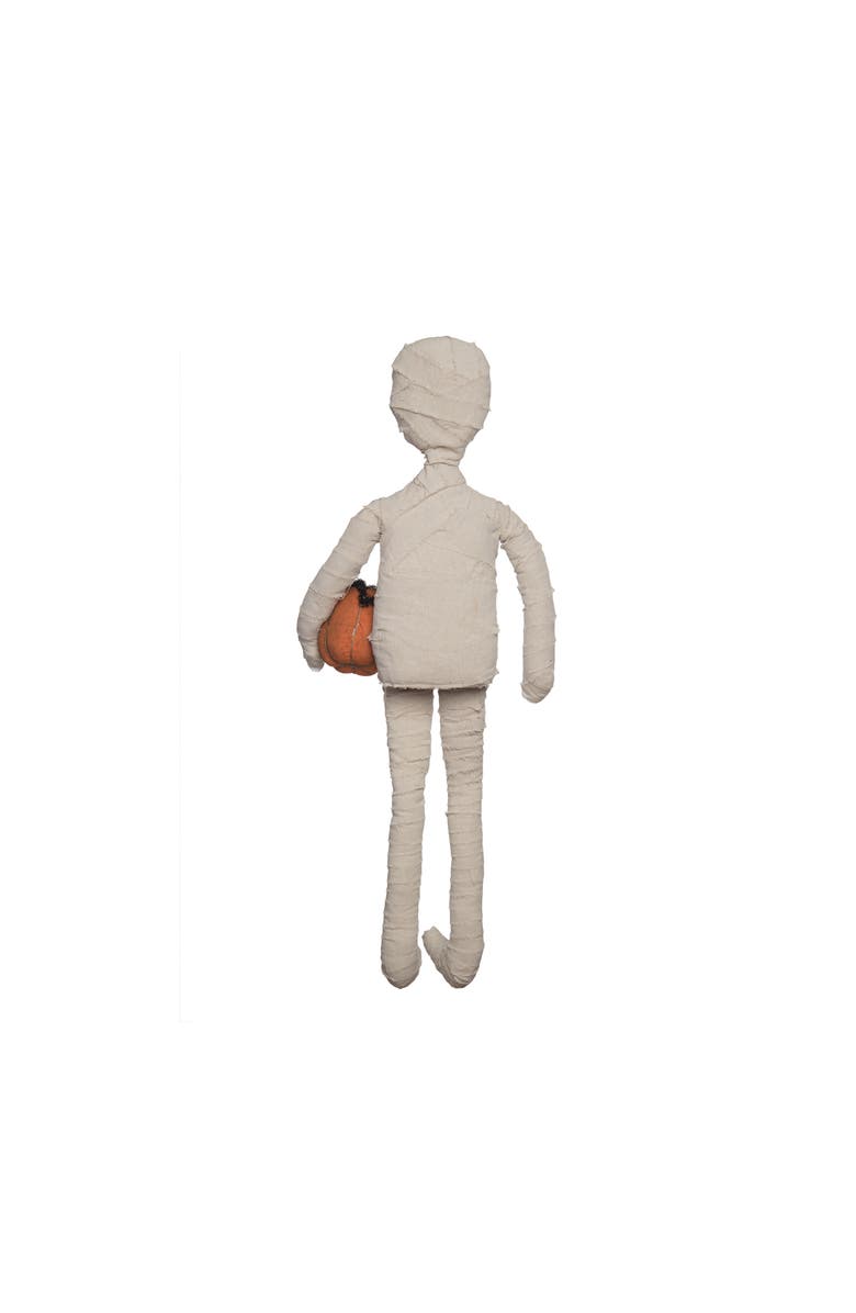 Transpac Mumford the Mummy Greeter Decorative Figurine Halloween Decor, Alternate, color, White