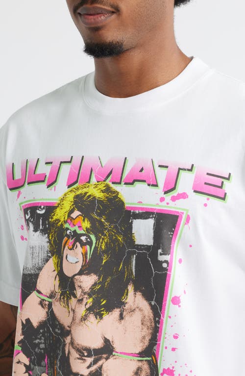 Id Supply Co Wwe Ultimate Warrior Graphic T-shirt In White