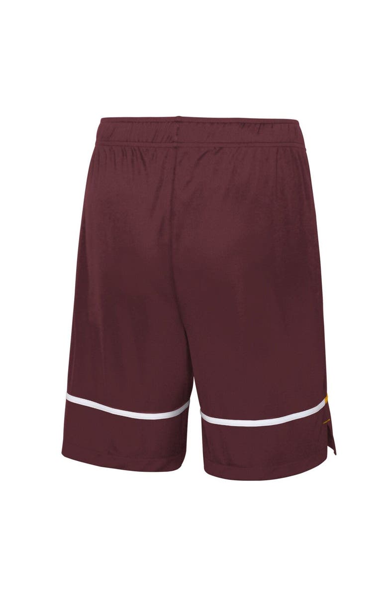 New Era Men's New Era Burgundy Washington Commanders Combine Authentic Rusher Training Shorts, Alternate, color, 