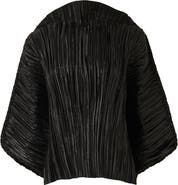 Leem Plisse Batwing Top