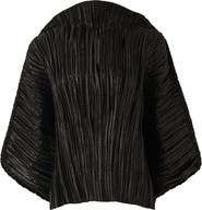 Leem Plisse Batwing Top