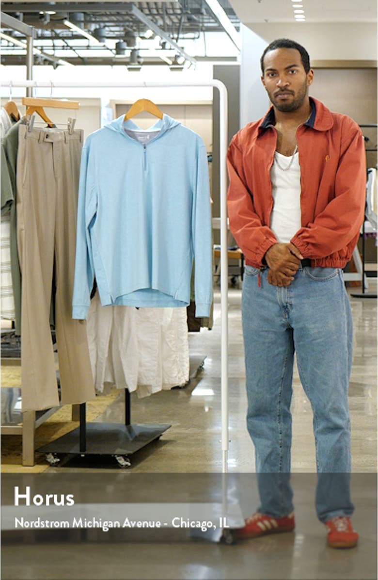 Slaton Quarter Zip Performance Hoodie, sales video thumbnail