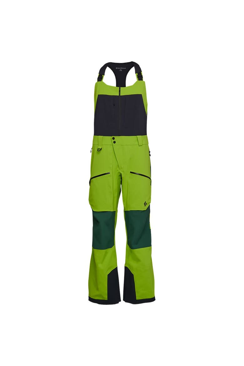 Recon Pro Stretch Bib Pant - Men's, Alternate, color, Lime Green/Mountain Forest