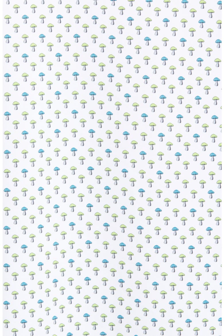 Mushroom Print Golf Polo, Alternate, color, BRIGHT WHITE
