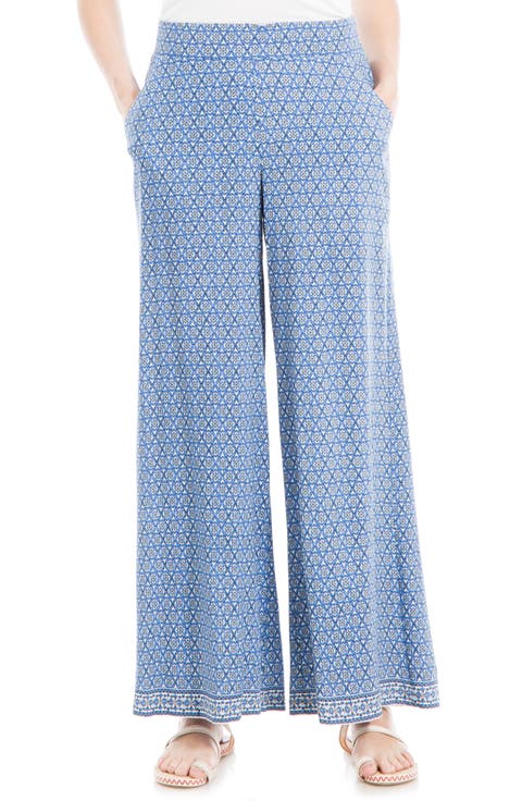 Wide Leg Pull On Pants