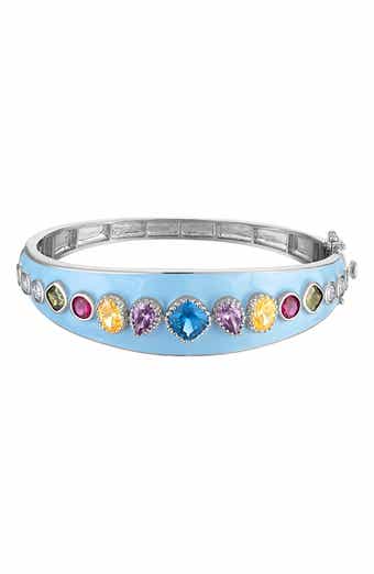Enamel Cubic Zirconia Bangle