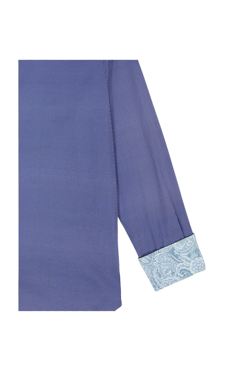 Robert Graham Cortland Stretch Cotton Button-Up Shirt, Alternate, color, Navy