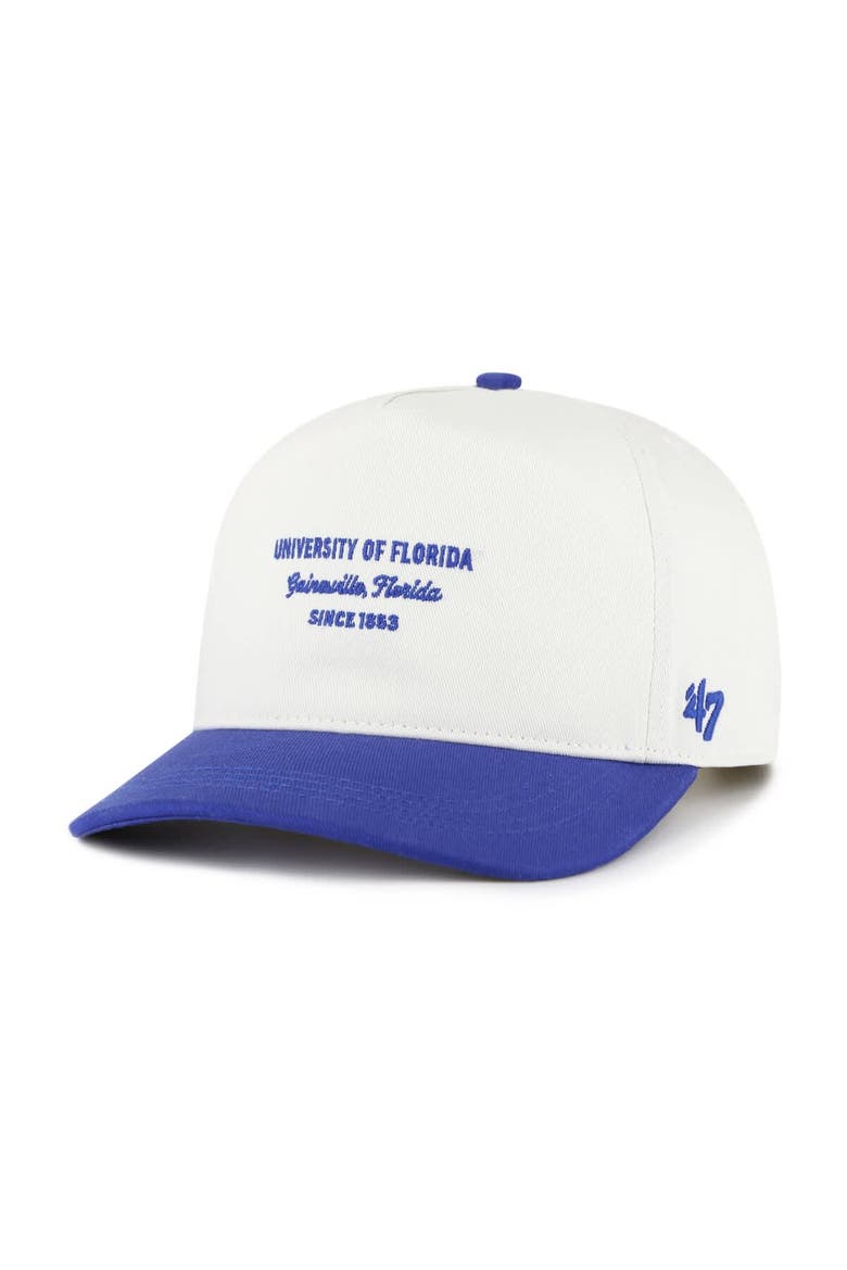 Men's '47 White Florida Gators Contemporary Basics Two-Tone Hitch Adjustable Hat, Main, color, White