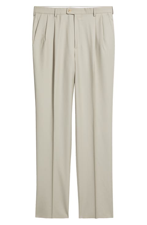 Bennett Straight Leg Pleated Dress Pants