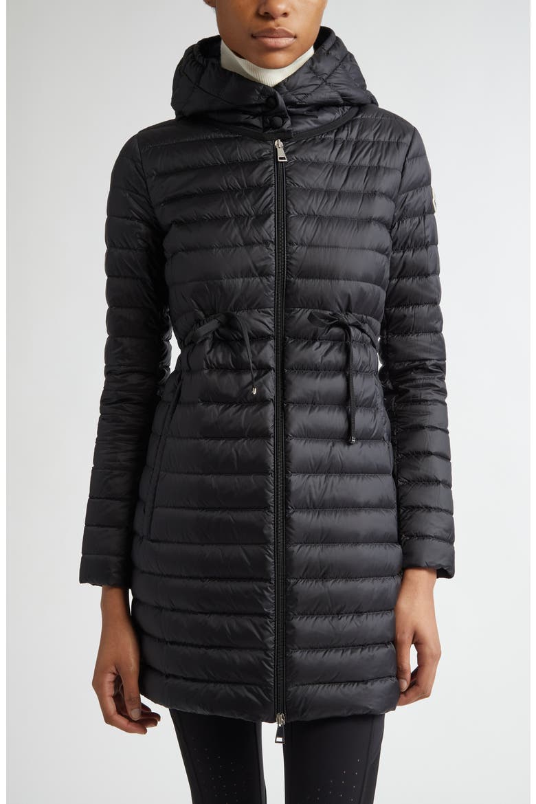 Barbel Hooded Quilted Down Puffer Parka, Main, color, BLACK/ BLACK