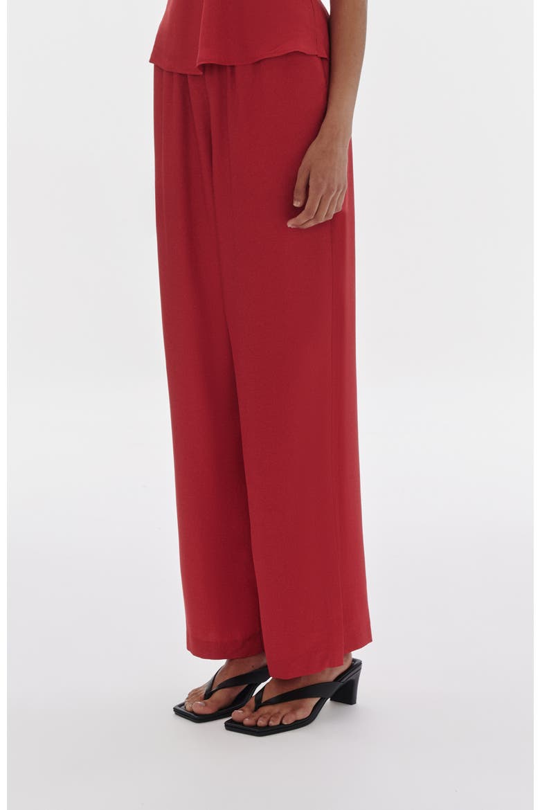 Tasha Tencel Pant, Alternate, color, Vermillion
