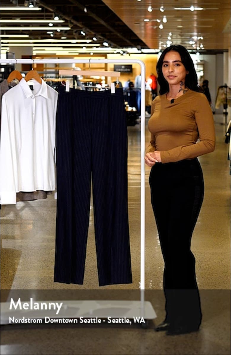 FRAME Pinstripe Straight Leg Pants | Nordstromrack