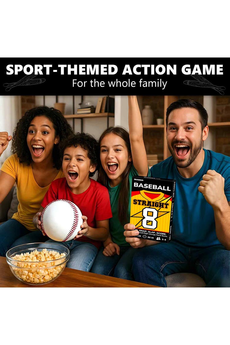 Kids and Adults Fast Paced Sports Card game, Alternate, color, Baseball